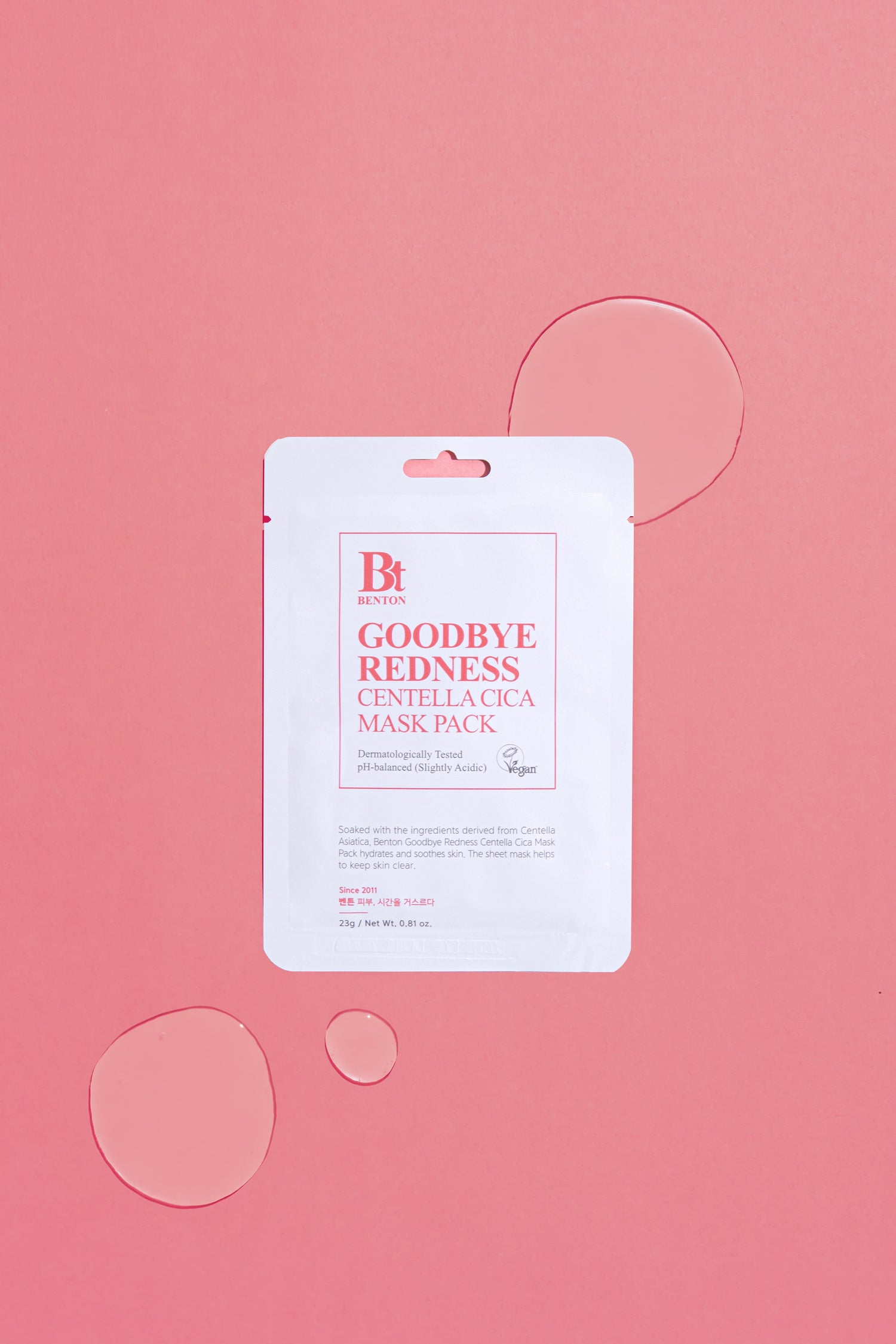 Benton Goodbye Redness Centella Mask Pack - Happy Skincare