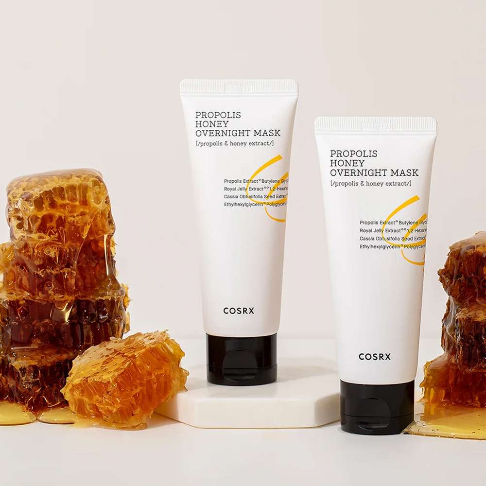 COSRX Full Fit Propolis Honey Overnight Mask - Happy Skincare