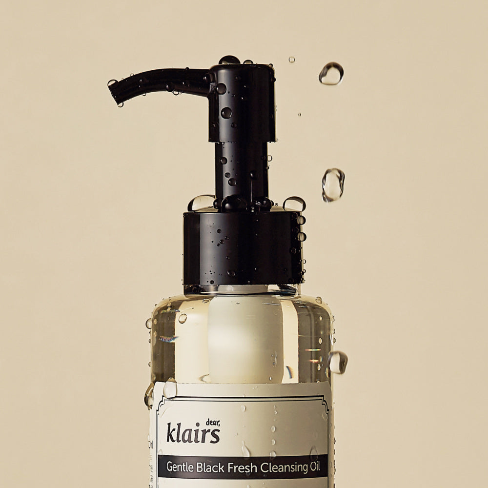 Dear, Klairs Gentle Black Fresh Cleansing Oil - Happy Skincare