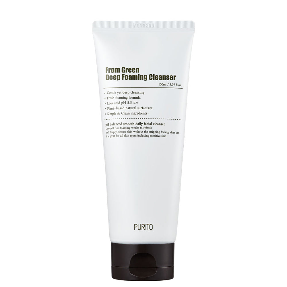 Purito From Green Deep Foaming Cleanser - Happy Skincare